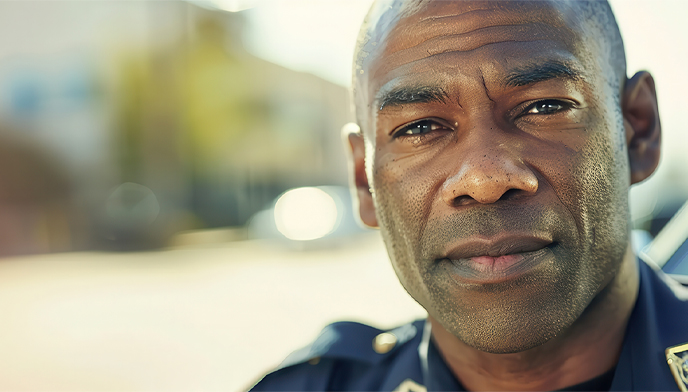 Photo of a police officer