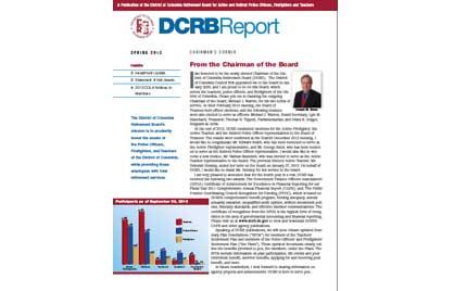 DCRB Spring 2013 Report Newsletter 